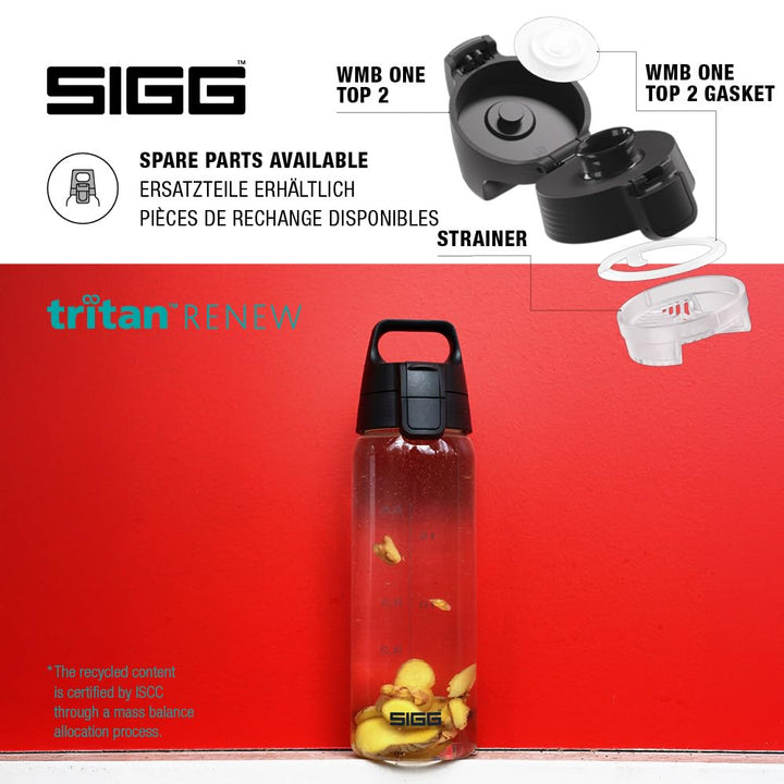 SIGG - Tritan Trinkflasche - Total Color ONE - Für Kohlensäurehaltige Getränke Geeignet - Spülmaschi