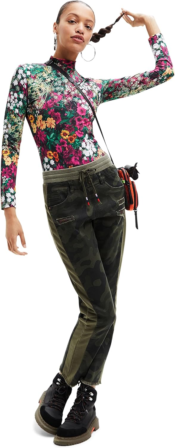 Desigual Damen Body Blouse XS Material Finishes, XS Material Finishes