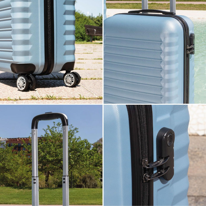 NUMADA - Gepäck-Set und Kulturbeutel 3/4 Stück, gross 75cm, mittel 63cm, klein 53cm und Kulturbeutel