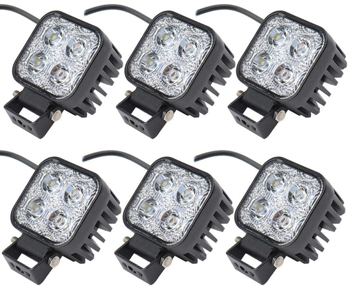 6X 12W Led Arbeitsscheinwerfer Offroad Lampe Flood Scheinwerfer LED Arbeitslicht 12V 24V Zusatzschei