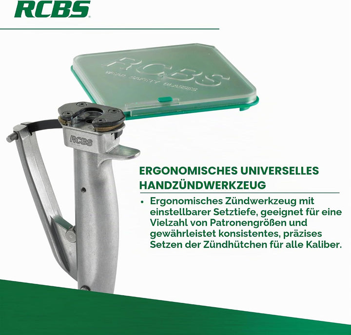 RCBS 90201 Universal Hand Priming Tool, Green Technische, Technische