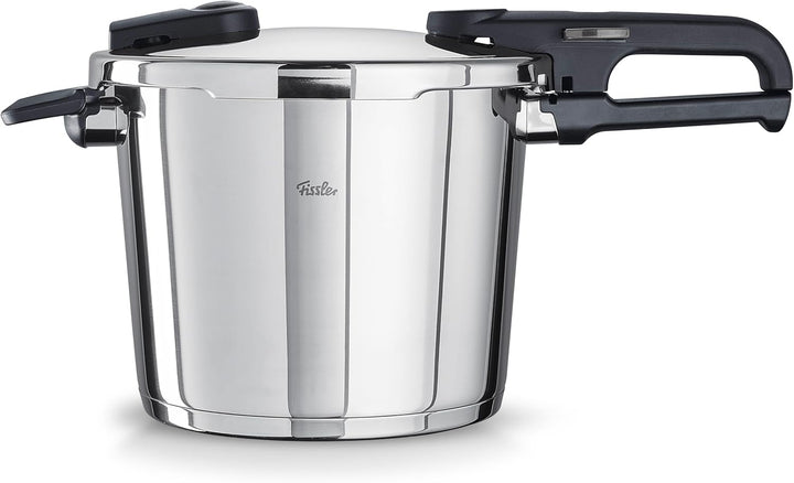 Fissler Vitaquick / Schnellkochtopf-Set, 3-teilig (2 Schnellkochtöpfe mit Metalldeckel 3,5 L + 6 Lit