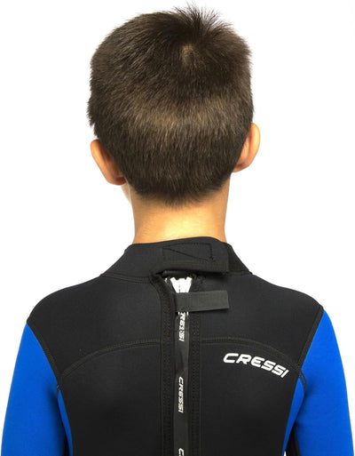 Cressi Med X Jr Wetsuit 2.5mm - Shorty Neoprenanzug Ideal zum Schnorcheln und Tauchen in gemässigten