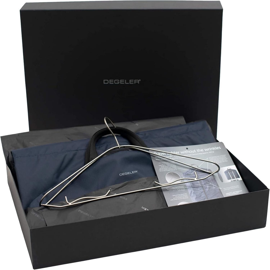 DEGELER SkyHanger - Kleidersack mit einzigartigem Titan-Kleiderbügel für Damen & Herren - durchdacht