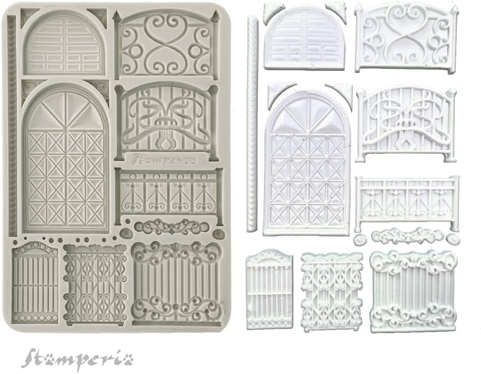 Stamperia - Silicon Mould A5 for Scrapbooking, Bullet Journals and More, Non-Stick, Suitable for Air