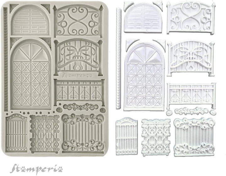 Stamperia - Silicon Mould A5 for Scrapbooking, Bullet Journals and More, Non-Stick, Suitable for Air