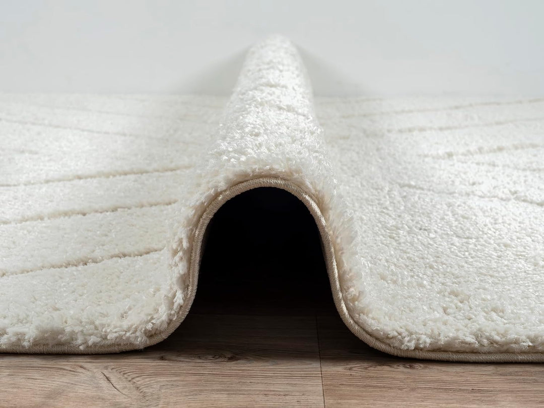 the carpet Velvet eleganter Designer Teppich Wohnzimmer, weicher &amp; pflegeleichter Hochflor Wohnzimme