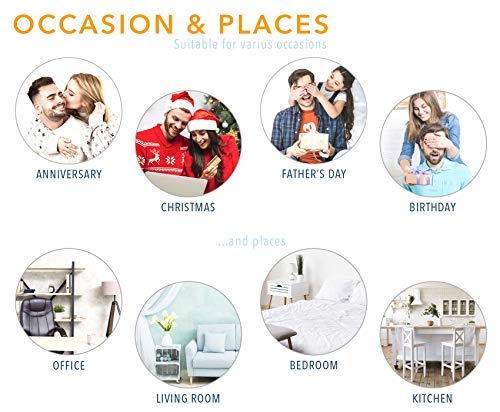 Personalisierte Dockingstation, Smartphone-Ständer - Nachttischhalter aus Holz, Geschenkidee für Män