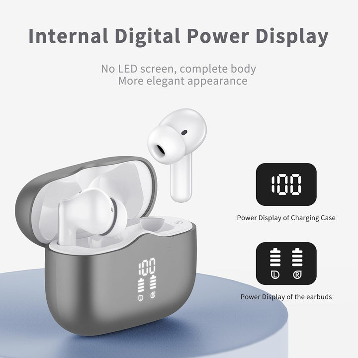 xinwld Bluetooth Kopfhörer, Noise Cancelling, Kopfhörer Kabellos Bluetooth 5.3 In Ear Kopfhörer mit