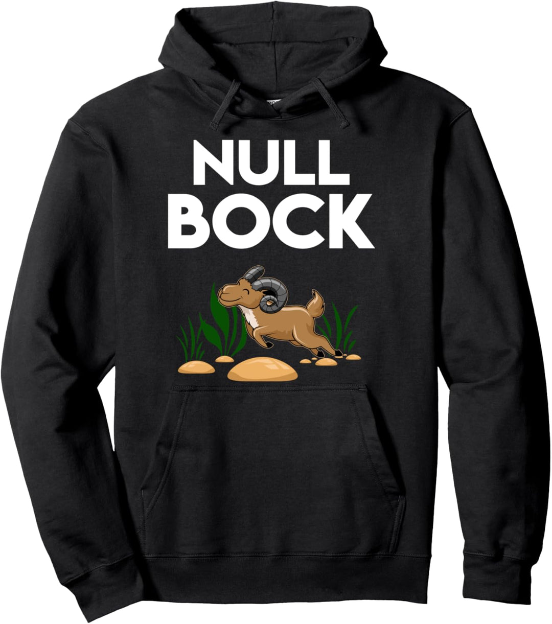 Null Bock Mach ich morgen Ziegenbock Null Bock Generation Pullover Hoodie