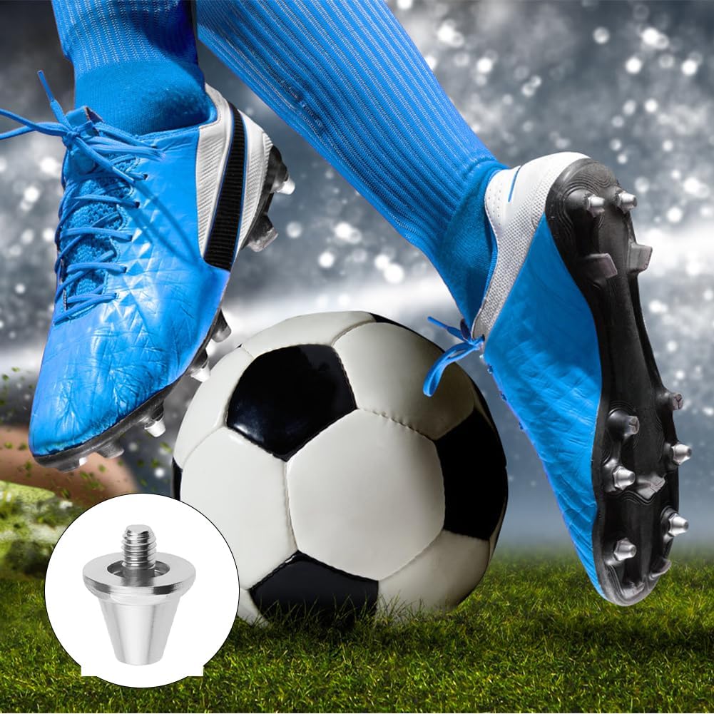 Fussballstollen - Fussballschuh-Spikes Kompatibel mit Nike, 12er Set Schraubstollen, Robuste Alumini