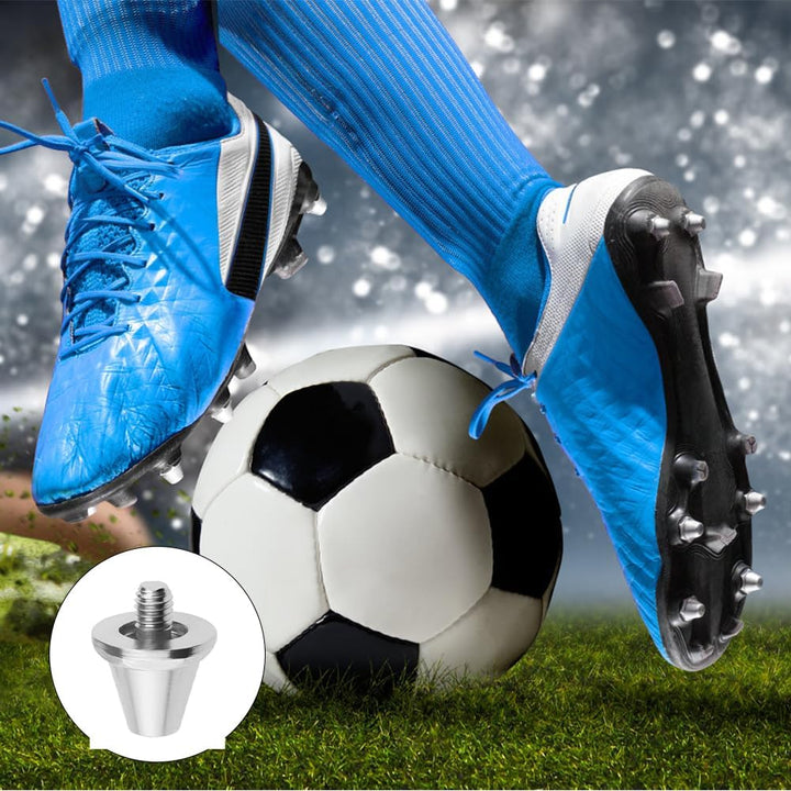 Fussballstollen - Fussballschuh-Spikes Kompatibel mit Nike, 12er Set Schraubstollen, Robuste Alumini