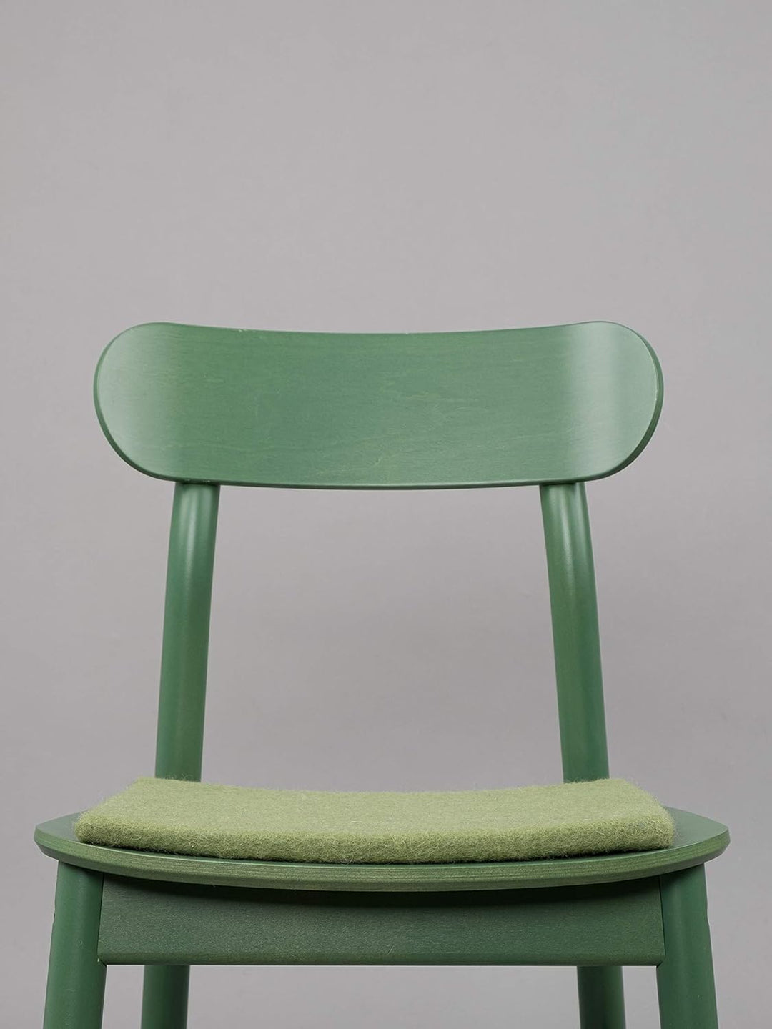 myfelt Flache Filz-Sitzauflage/Stuhlauflage - Kaspar - quadratisch, 36x36 cm, Dunkelgrün, Dunkelgrün