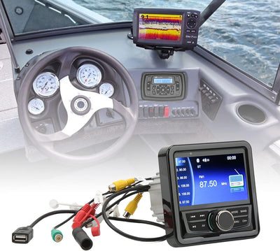Bluetooth Marine Receiver Stereo, Kompatibel für OS, Android, Windows und Verschiedene APP Wiedergab