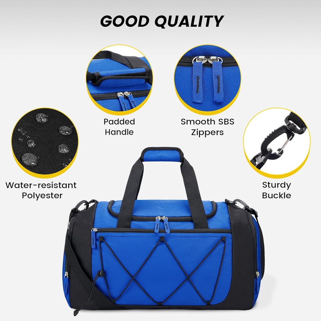 Vorspack 21 Inches Gross Sporttasche Herren Damen – 41L Gym Bag mit Schuhfach Leichte Gym Tasche für