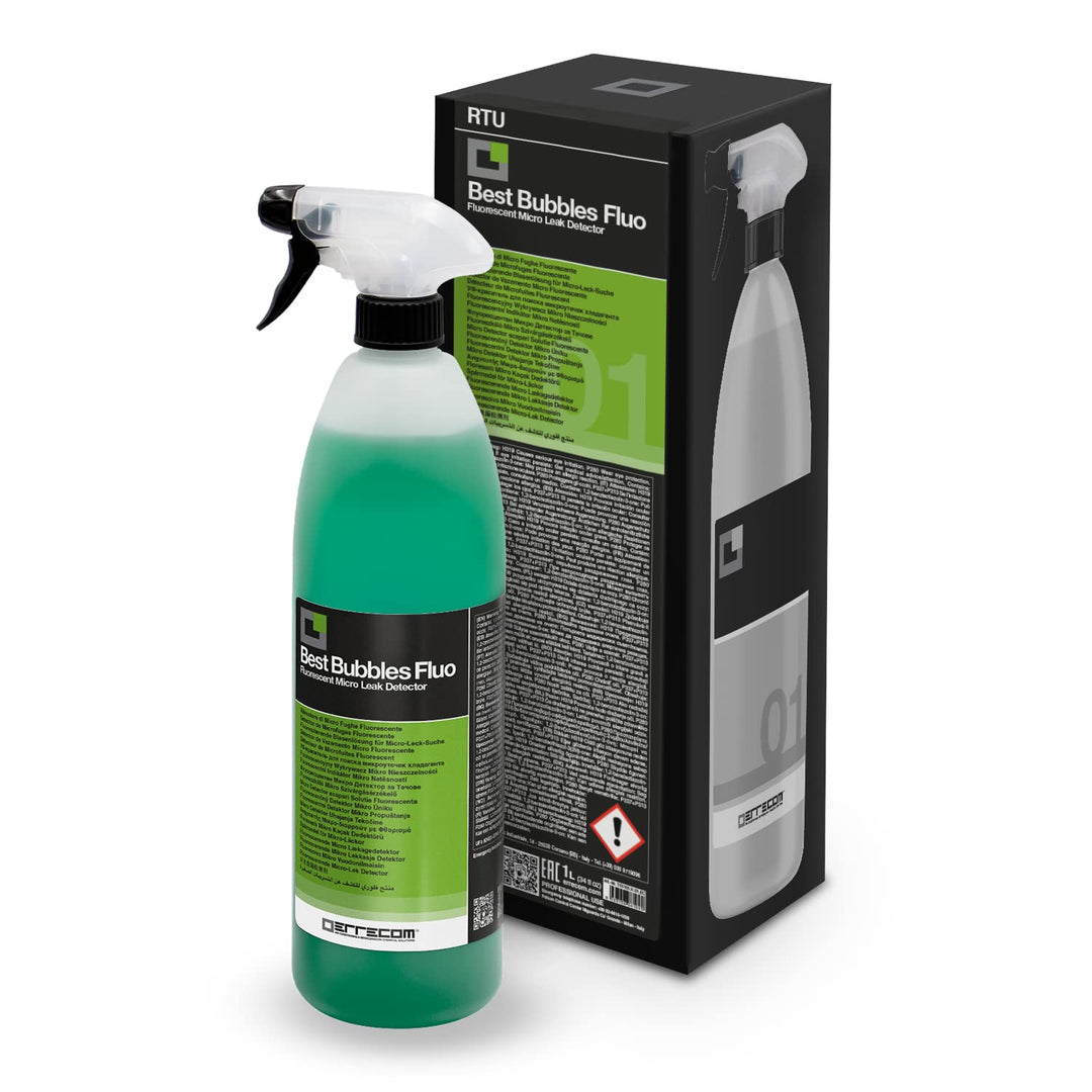 BEST BUBBLES FLUO, fluoreszierende blasenlösung für micro-leck-suche - 1 L