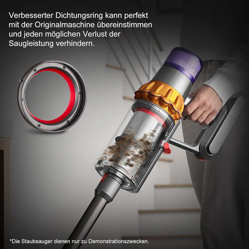 Verbesserter Dichtungsring für Dyson V11 V15 Gen5 Staubbehälter Ersatzteile, Dichtring des Staubeime