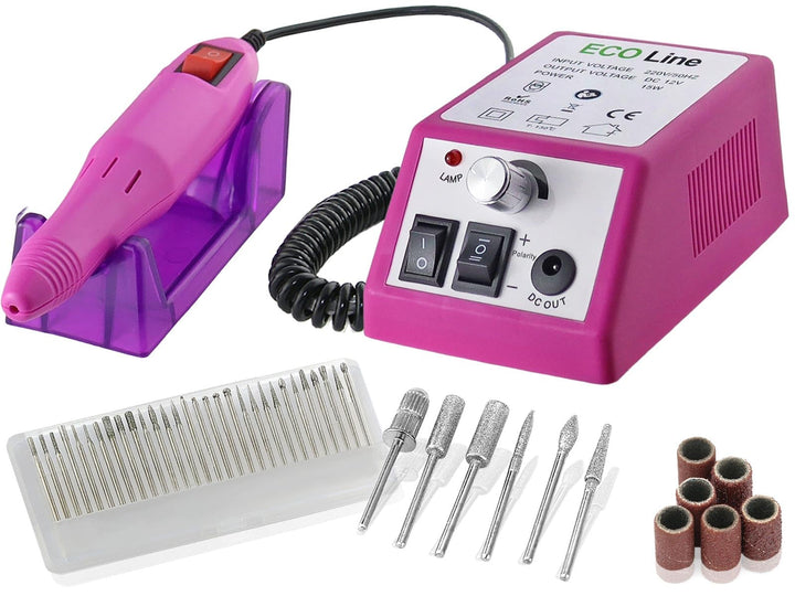 Fusspflegegerät Fräser Set mit Fusspflege Diamantschleifer als elektrisches Maniküre-Set und Pedikür