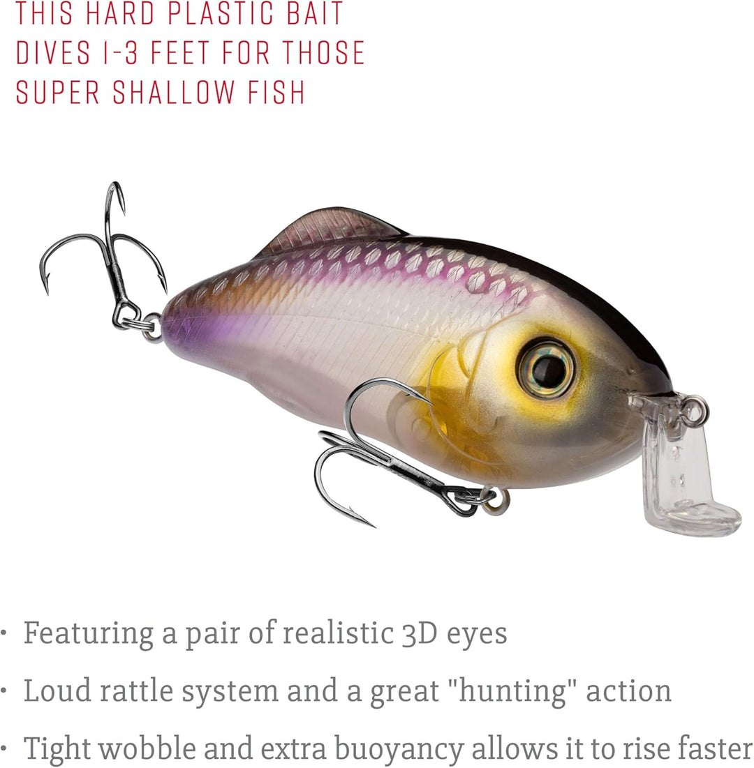 Strike King Hybrid Hunter Shallow Clearwater Elritze 1 oz, Clearwater Elritze 1 oz