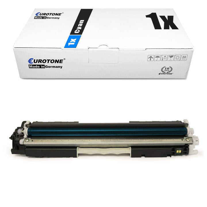 1x Müller Printware kompatibler Toner für HP Laserjet CP 1025 NW Color ersetzt CE311A 126A 1x Cyan,