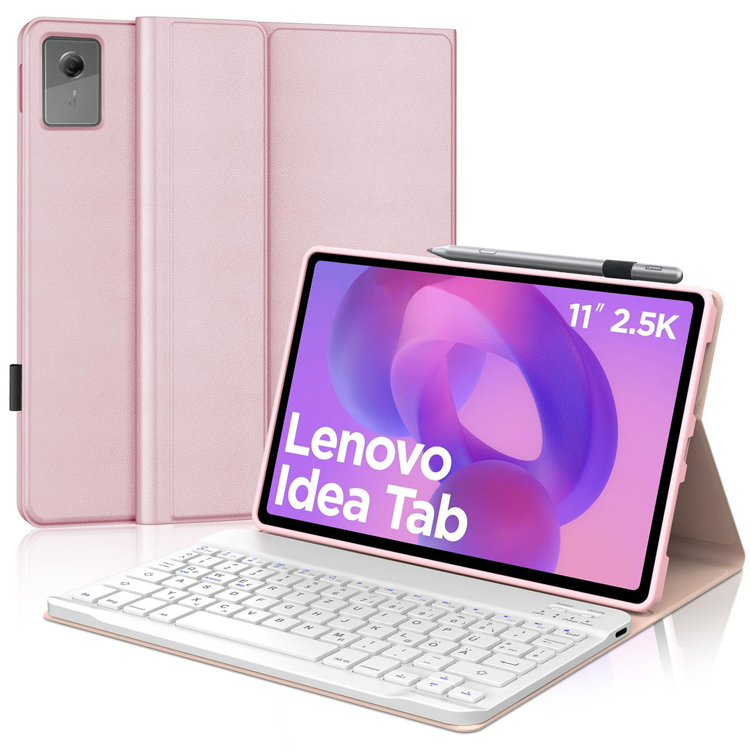 Tastatur für Lenovo Idea Tab Tablet 11" 2025, Hülle mit Tastatur für Lenovo Idea Tab 11 Zoll Magneti