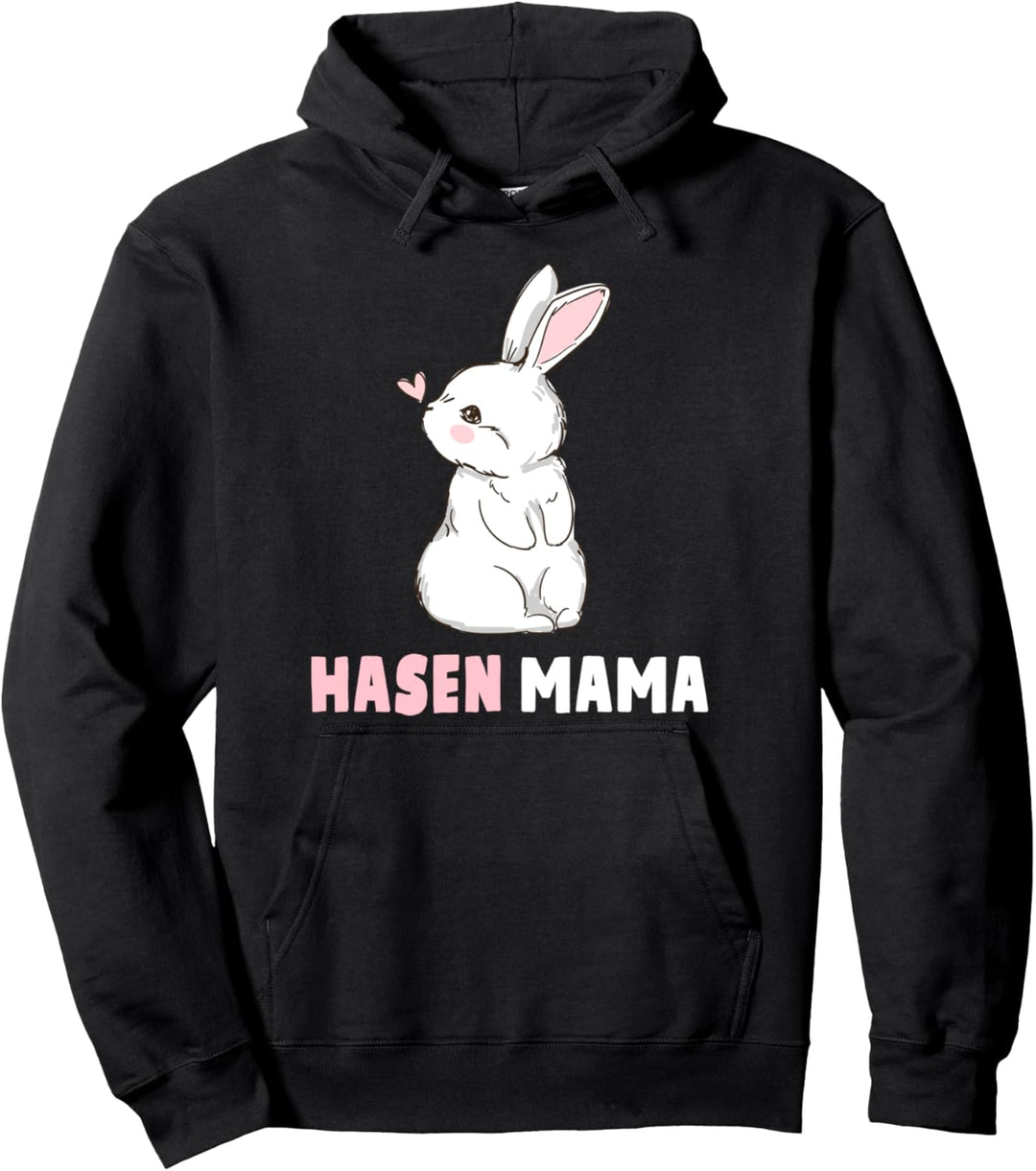 Hasen Mama Ostern Süsses Kaninchen Hasenmama Pullover Hoodie