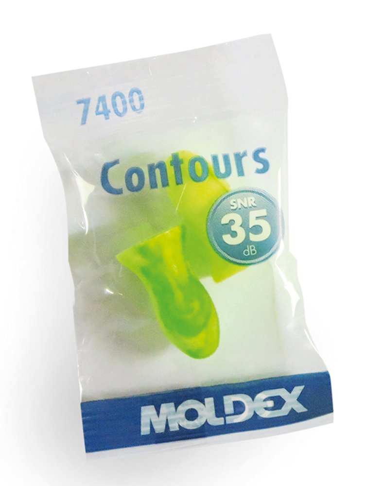 Moldex Einwegstöpsel "Contours" SNR 35dB 200 Paar, 1 Stück, 7400