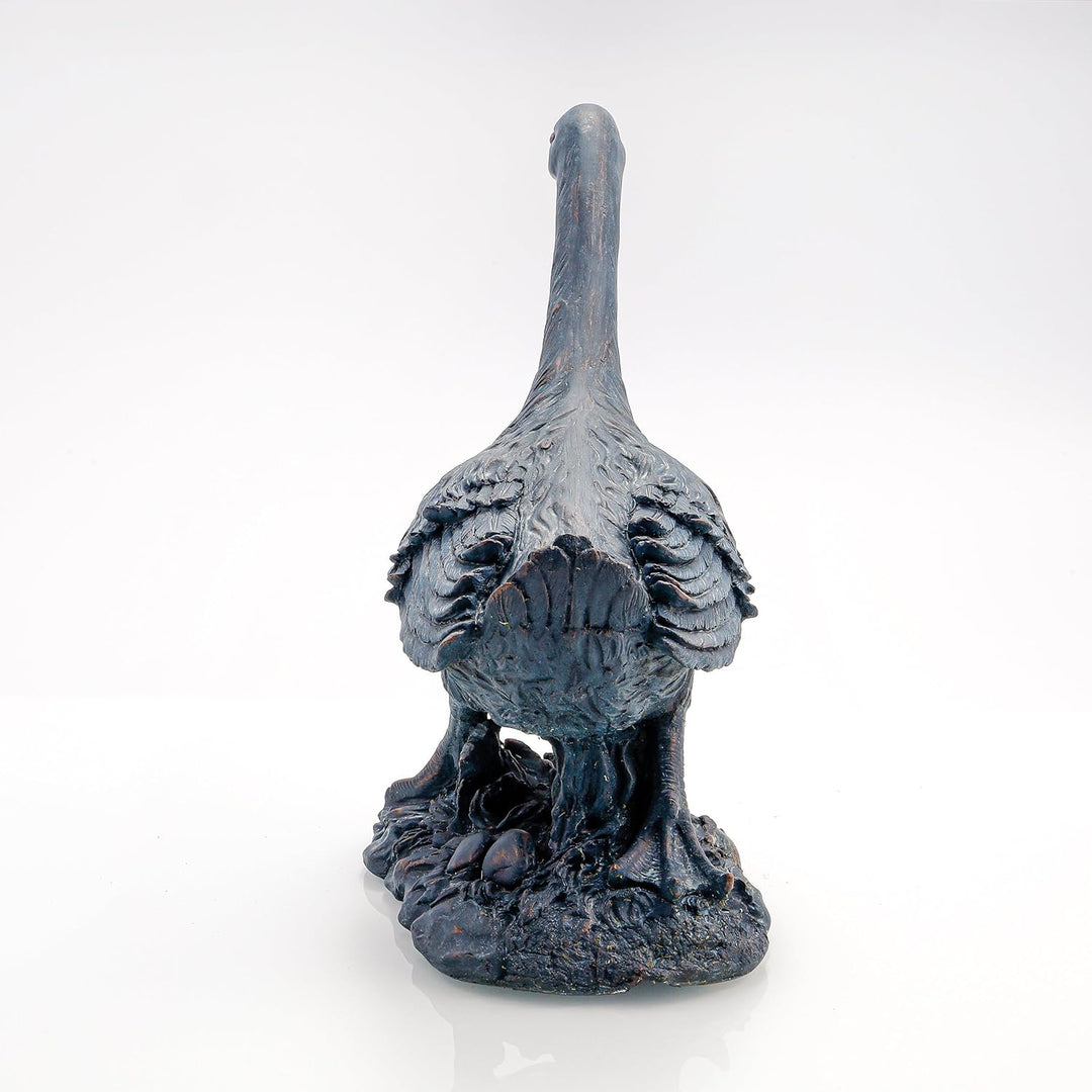 Esotec Wasserspeier Set Gans ERNA, mit Solarpumpe, Teichfigur Gartenfigur Gartenstatue, Tauchpumpe S
