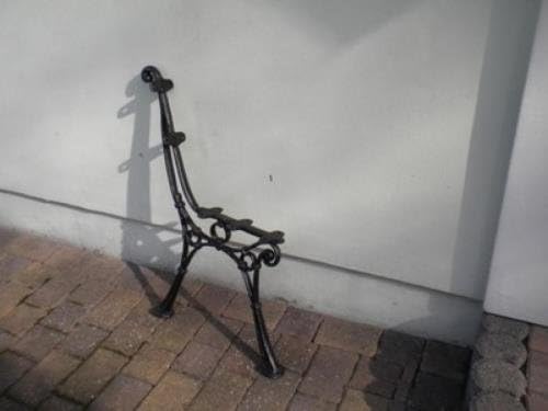 Bankfuss Seiteneil Bankfuss Retro Gartenbank Aus Gusseisen Schwarz 1