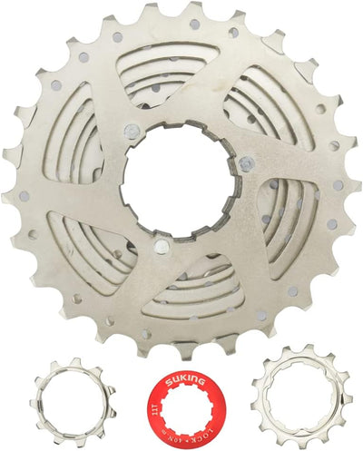 CYSKY 8 Fach Kassette 11-25T/11-28T/11-32T/11-36T/11-40T/11-42T Kassette Fit für Mountainbike, Rennr