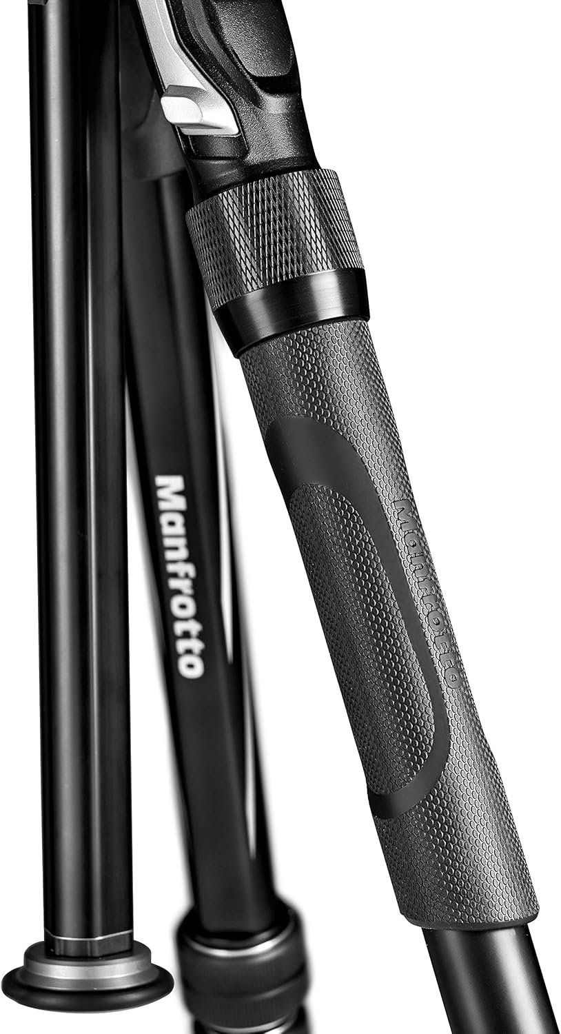 Manfrotto MKBFRLA4B-BHM Befree Advanced 2N1 Travel Tripod with Monopod, Lever Lock, Tripod Bag, Plat