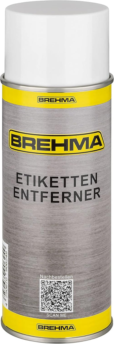 3x BREHMA Etikettenentfernerspray Etikettenlöser Kleberentferner 400ml Aufkleberlöser