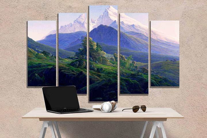 Caspar David Friedrich Abstrakte Leinwanddruck, Wandkunst, moderne Dekoration für Schlafzimmer, Büro