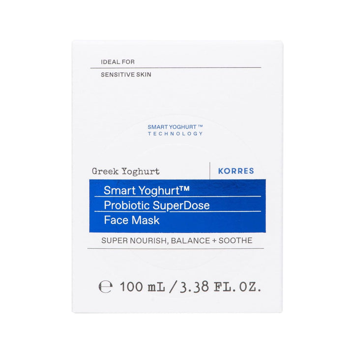 KORRES GREEK YOGHURT Probiotische Gesichtsmaske, beruhigend und feuchtigkeitsspendend, dermatologisc
