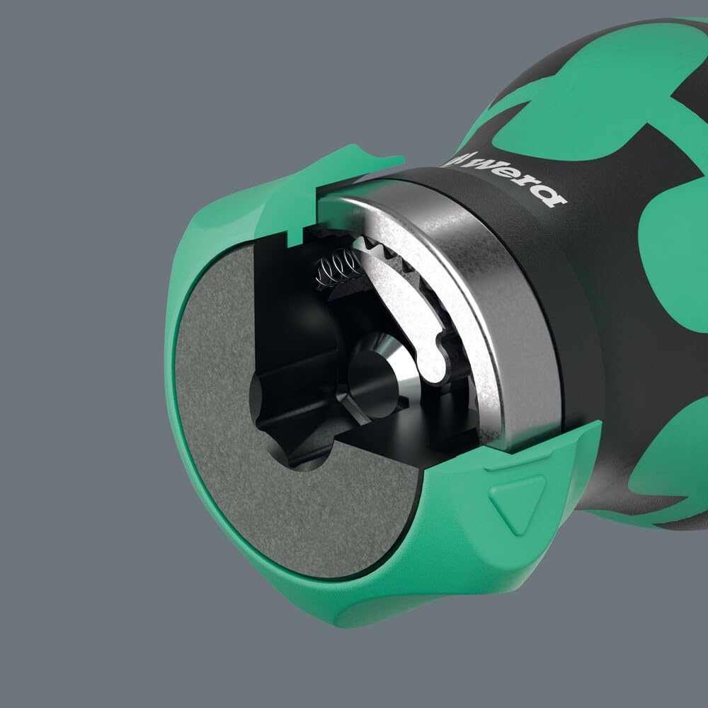 Wera 05008892001 Kraftform Kompakt Stubby Magazin RA 2, 6-teilig KK Stubby Magazin RA 2, KK Stubby M
