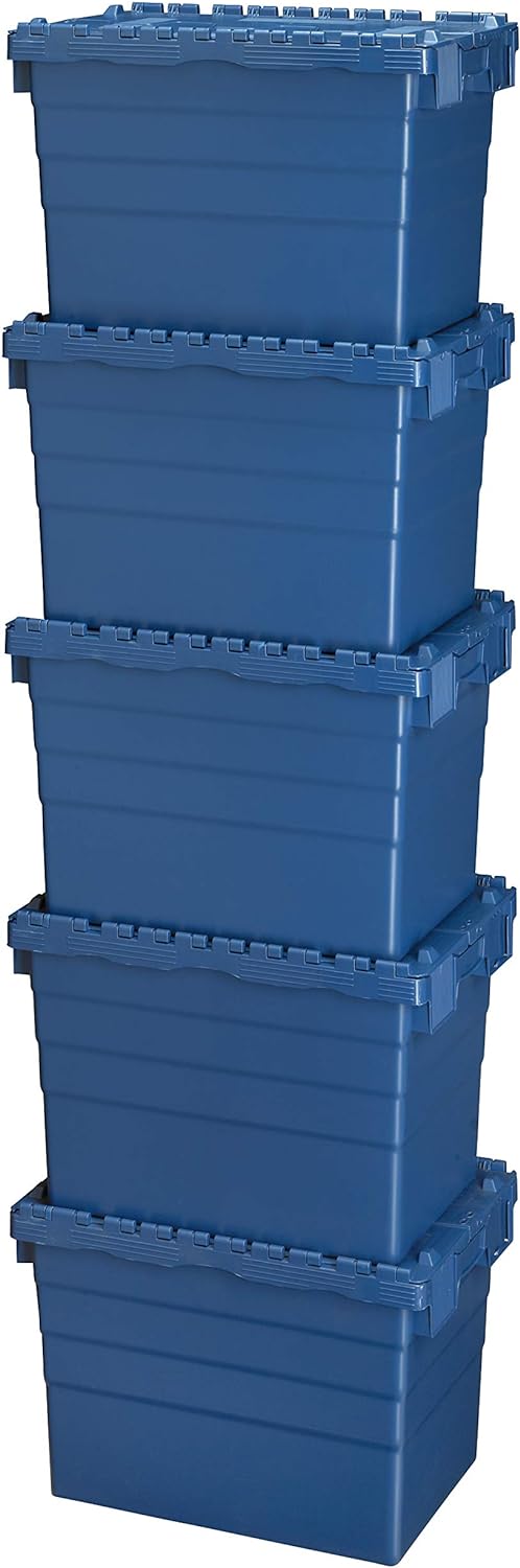 Kunststoffkisten mit Deckel 60 x 40 x 41,6 cm Aufbewahrungsbox in Industriequalität