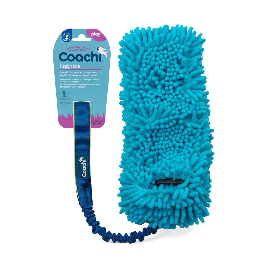 Coachi Tuggi Hide, perfekt für interaktives Spiel, robust & angenehm, dehnbarer Bungee-Griff, Belohn