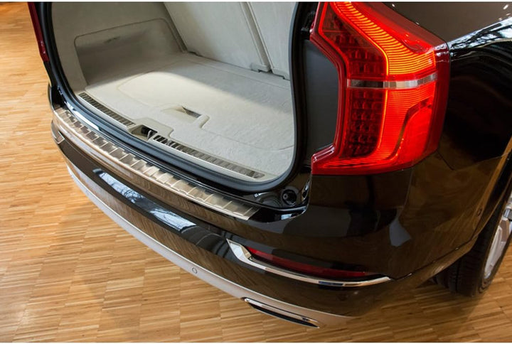 Avisa Edelstahl Heckstossstangenschutz kompatibel mit Volvo XC90 2015-2019 & alle Facelift-Modelle '