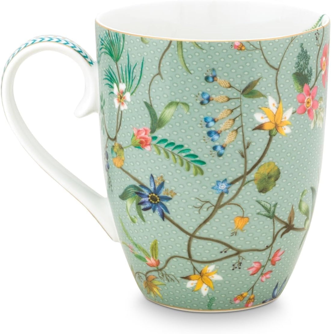 PiP Studio 51020115 Jolie Flowers Blue Tee Set gross 3tlg.