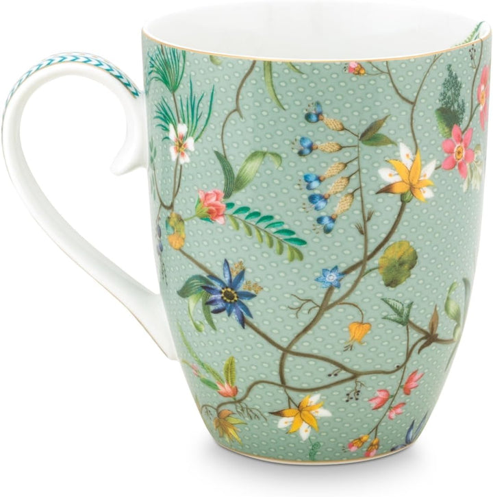 PiP Studio 51020115 Jolie Flowers Blue Tee Set gross 3tlg.