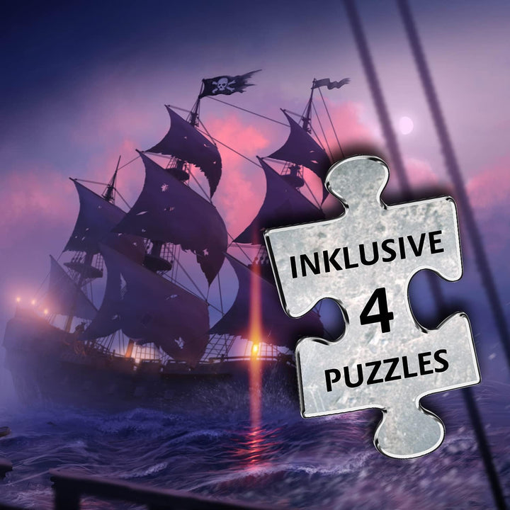 KOSMOS EXIT - Das Spiel + Puzzle: Das Gold der Piraten
