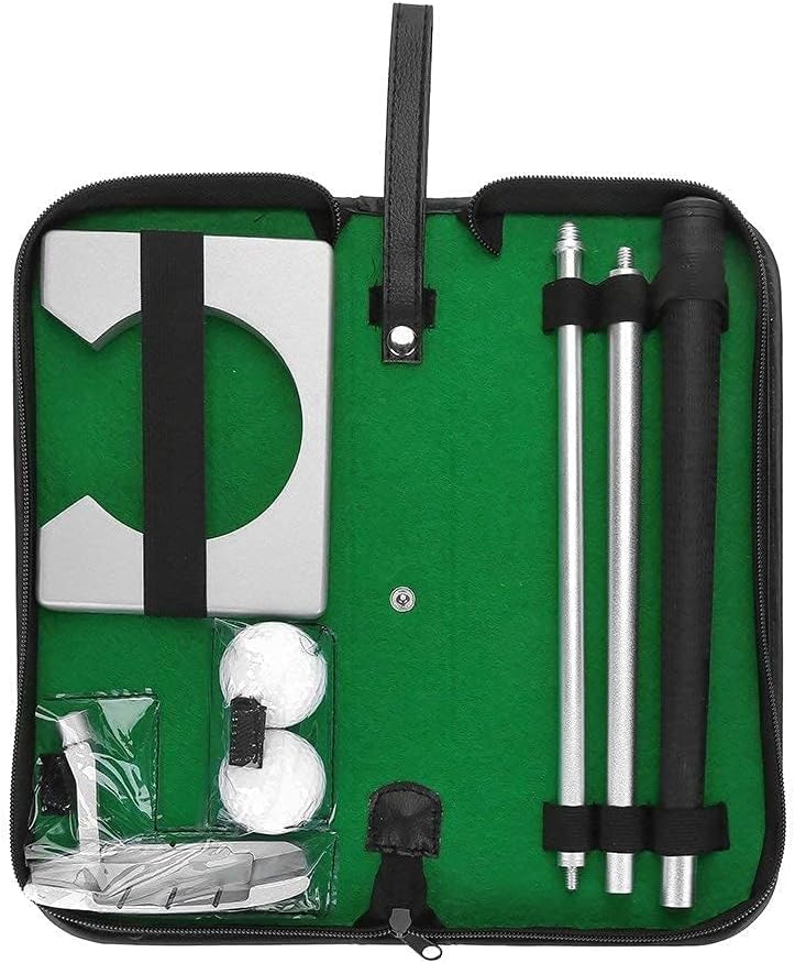 Golf Putter Set, Golf Büro Set mit Putter, Golf Putting Cup, Drinnen Übungsschläger Putter Kit Set m