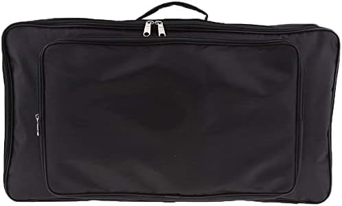 TUOREN Tragbare Gigbag Gitarre Effektpedal Board Tragetasche Schwarz 59,9 x 33 x 10,2 cm