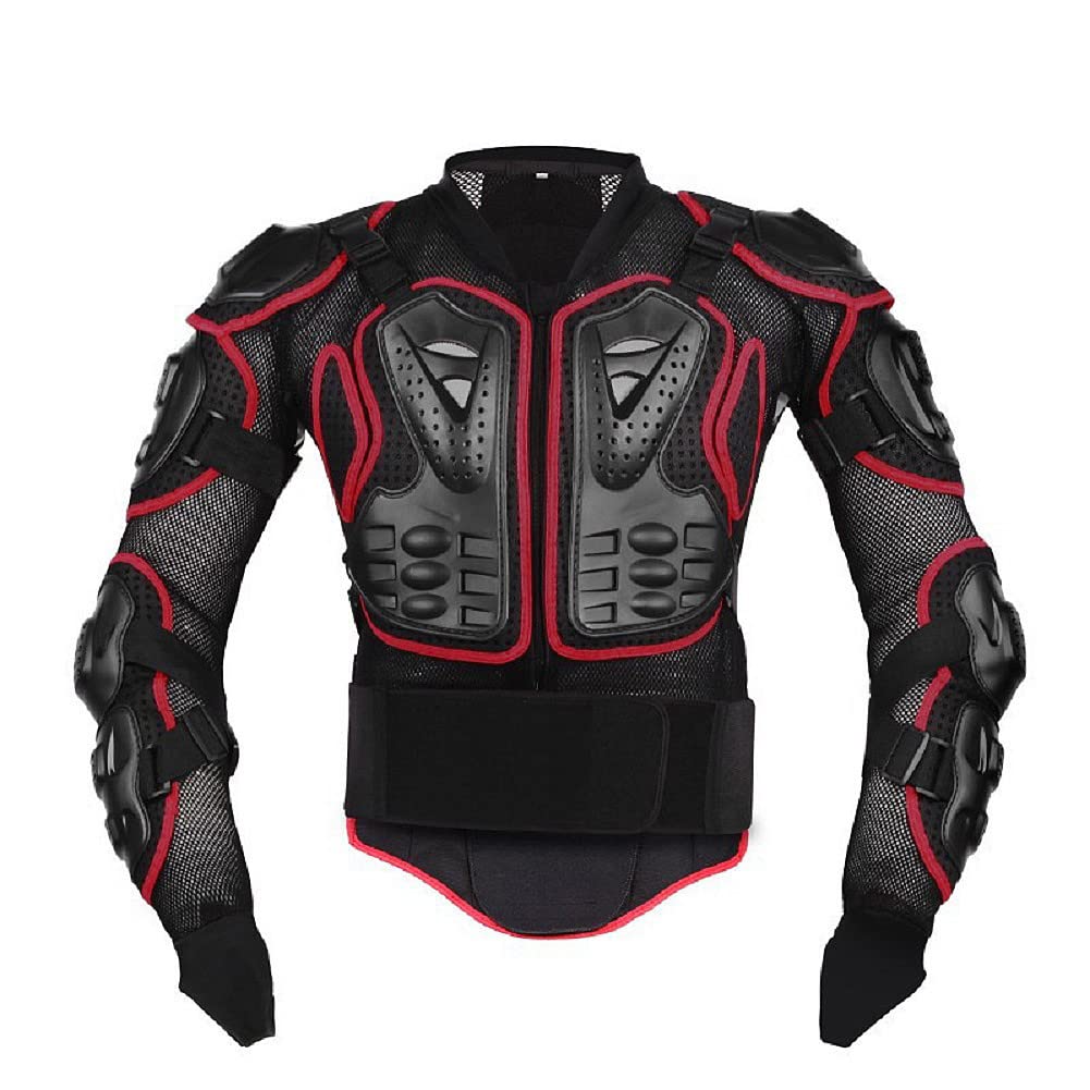 Herren Rüstung Motorrad – Motorrad Body Guard Schutzausrüstung – Sportbedarf Motorcross gepanzerte J