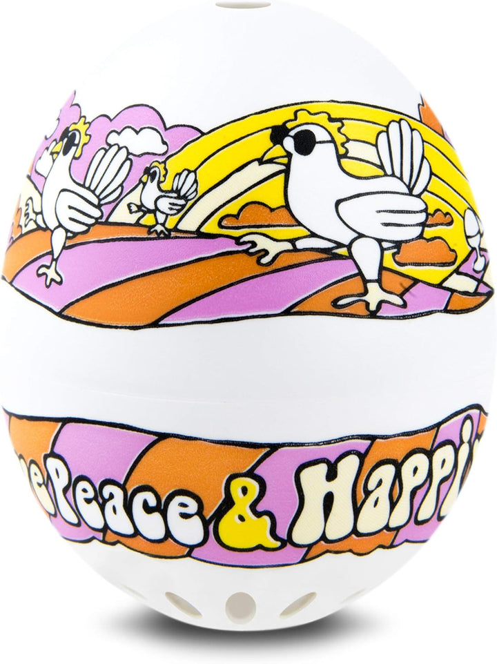 Hippie PiepEi - Singende Eieruhr zum Mitkochen - Eierkocher für 3 Härtegrade - Spielt San Francisco