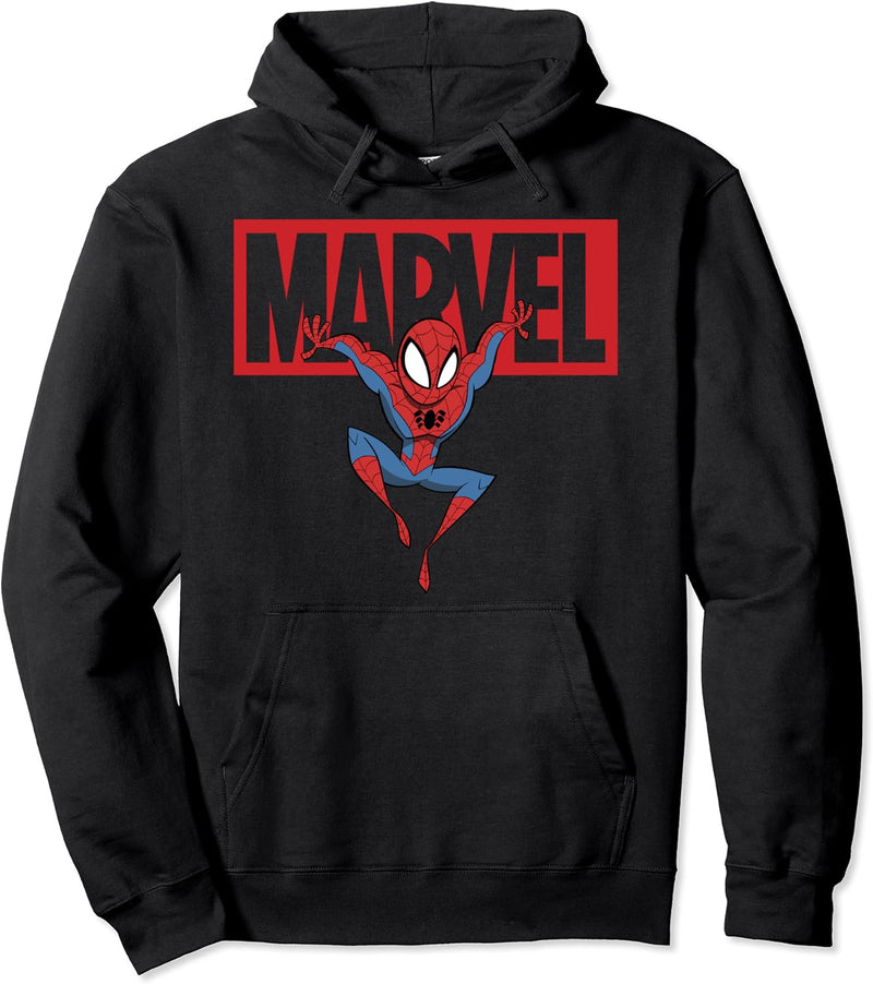 Marvel Spider-Man Logo Doodle Pullover Hoodie