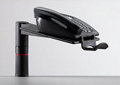 Novus PhoneMaster Schreibtisch Telefonhalterung anthrazit, 26 x 17 x 14 cm Anthrazit Single, Anthraz