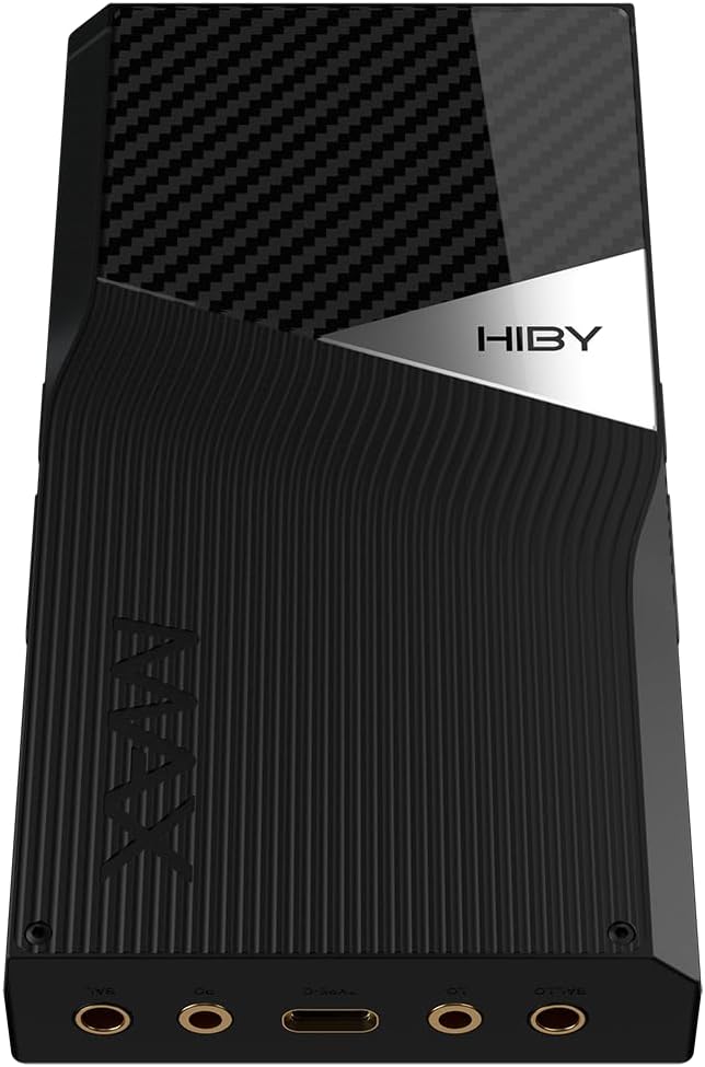 HiBy R6 Pro Max tragbarer HD verlustfreier Musik-Player (schwarz), Schwarz