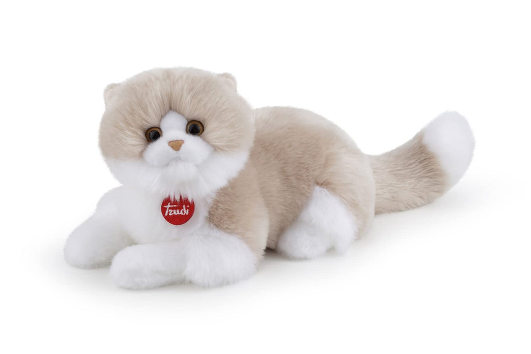 trudi 21037 Klassik Plüschkatze Giada ca. 47 cm, Grösse M, hochwertiges Stofftier mit weichen Materi