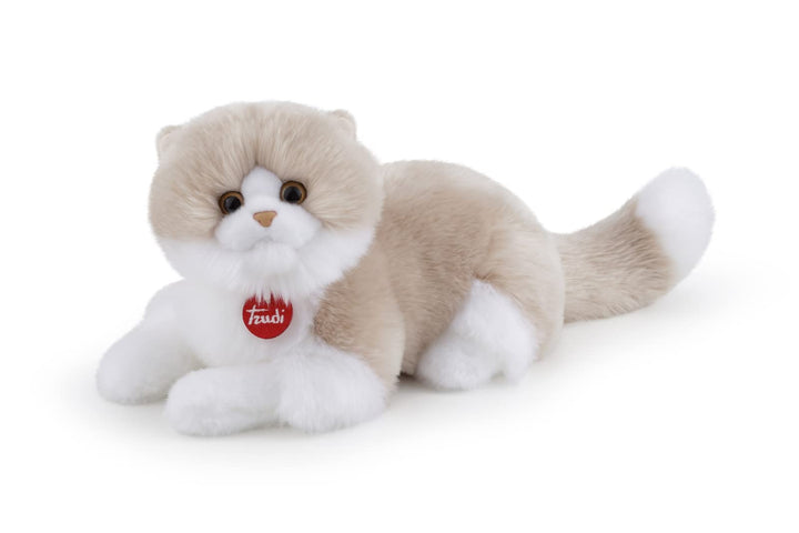 trudi 21037 Klassik Plüschkatze Giada ca. 47 cm, Grösse M, hochwertiges Stofftier mit weichen Materi